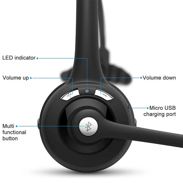 Auriculares Bluetooth / Auriculares para teléfono móvil con micrófono,  auriculares inalámbricos de o Zhivalor 2033214