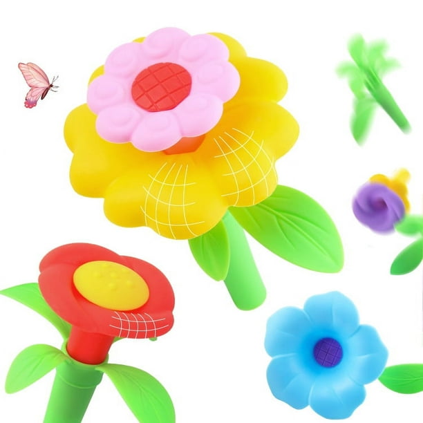 Juguetes para niñas de 3 a 6 años de edad Juguetes para niños pequeños  Regalos Juguete de construcción de jardín de flores Actividad educativa  Juguetes de tallo (130 PCS)