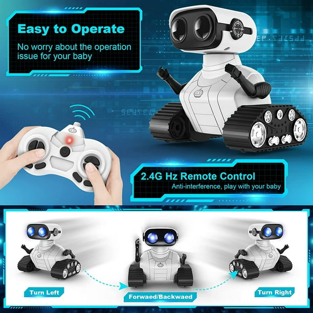 Juguete robot inteligente para niños, robots de control remoto programables  con gestos interactivos de movimiento de la mano, juguetes recargables de  baile Rc Robot para 3-12 años
