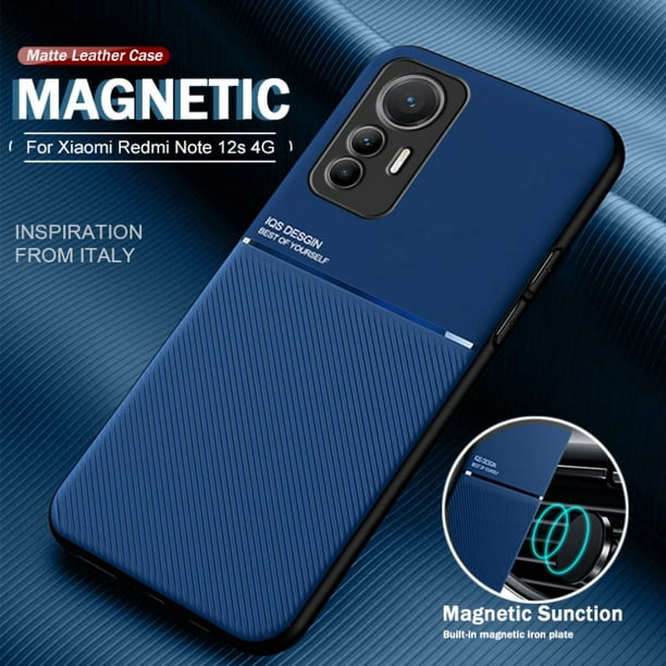 Funda Xiaomi 12T y Pro Magnetica Azul Marino. Compatible soporte imantado