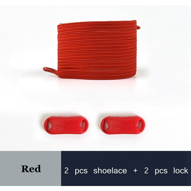 Cordones elásticos sin ataduras para zapatos de niños y adultos, cordones  elásticos para zapatos deportivos