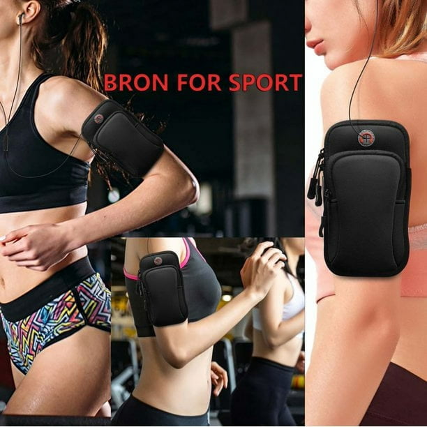 Brazalete para teléfono celular para correr, brazalete deportivo para todos  los teléfonos, entrenamiento de fitness y gimnasio universal (iPhone