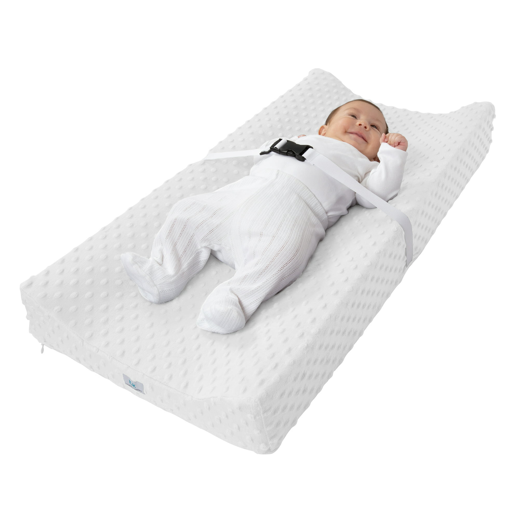 Cojín cambiador impermeable para bebés y bebés, ComforPedic de Beautyrest,  color blanco : Bebés 