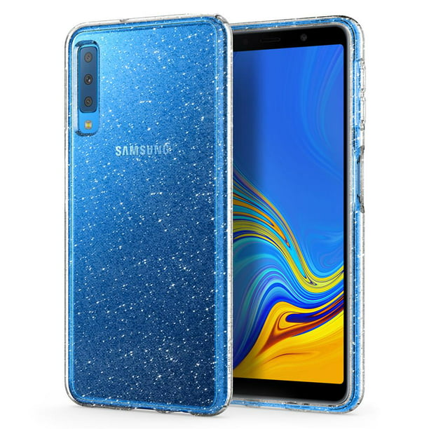 Funda Liquid air para Samsung galaxy A7 2018 Glitter Spigen Spiggen original Walmart en línea
