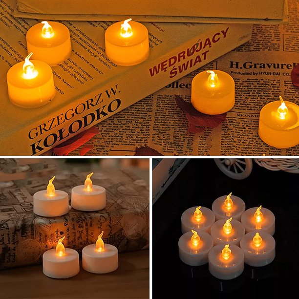 Comprar Velas sin llama, velas románticas con luz LED, funciona