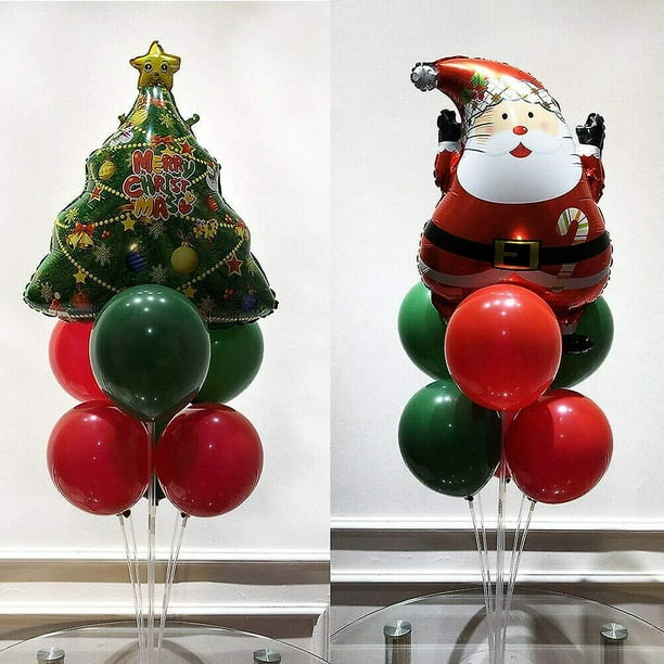  JOYYPOP Juego de 4 soportes para globos para mesa, palos de  globo con base, decoración de fiesta de cumpleaños, graduación, boda :  Juguetes y Juegos