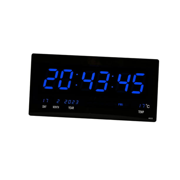 Reloj Digital Temperatura Inteligente Pared Mesa 20cm X 20cm