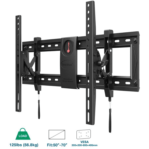 Soporte de pared giratorio doble para TV de 32 a 85 pulgadas, 60 kg