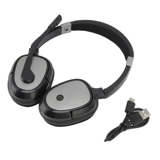Auriculares Bluetooth para centro de llamadas, auriculares transparentes  para oficina con micrófono Ticfox