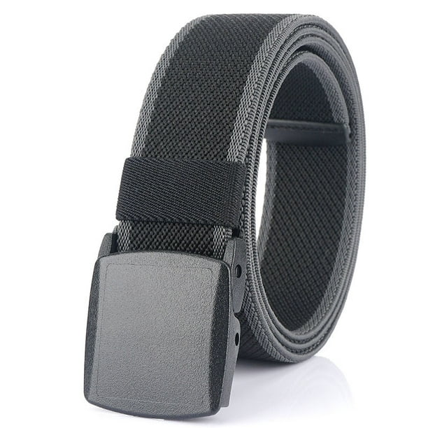 Cinturón para hombre de 47.2 correa de lona de nailon para cinturón informal con hebi sincero electrónico | Walmart en línea