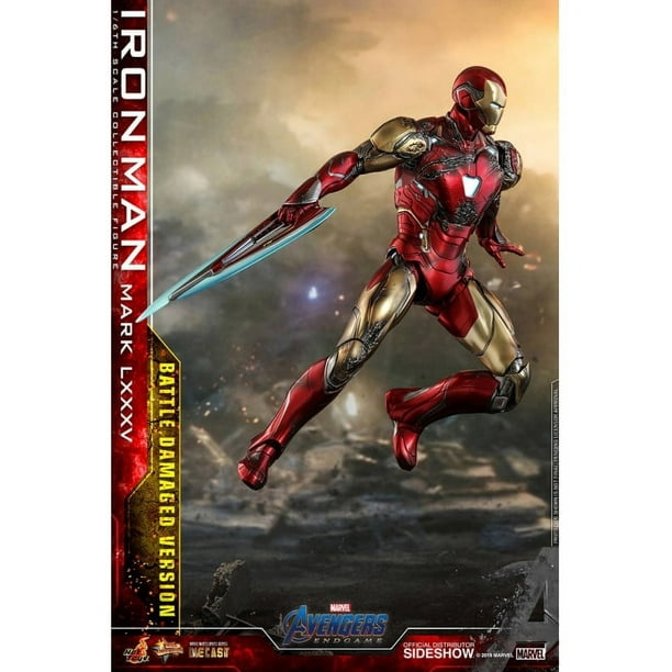 Figura de Colección Avengers Endgame Iron Man Hot Toys con Luz Articulado