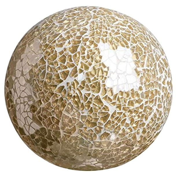8 piezas de mosaico de vidrio orbes bolas de mosaico esfera de vidrio globo  de vidrio decorativas orbes centros de mesa bolas de vidrio decorativas