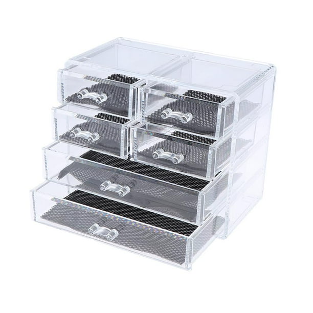 Caja de almacenamiento con 9 compartimentos para pintalabios, organizador  de pintalabios, vitrina transparente A Yuyangstore Organizador de  pintalabios