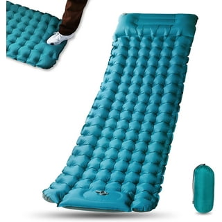  XGZ Alfombrilla de camping con almohada, colchón inflable,  ultraligero, impermeable, colchón, colchón, colchón, portátil, plegable,  inflable, para acampar, cama individual, bomba inflable incorporada :  Deportes y Actividades al Aire Libre