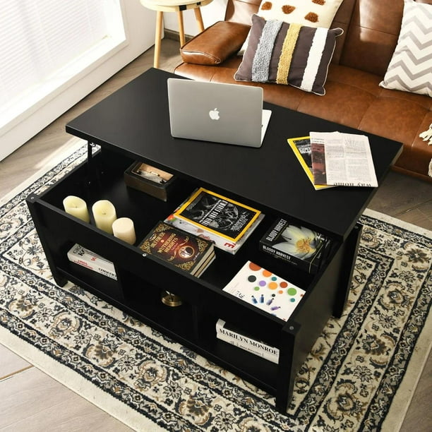 TieHo-muebles creativos para el hogar, mesa de centro plegable, mesa de  comedor para sala de estar, mesa lateral de elevación móvil - AliExpress