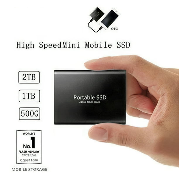 Disco Sólido Externo SSD Portátil de 500Gb, 1Tb, 2Tb para PC y Laptop de  Inevent EL013522-06