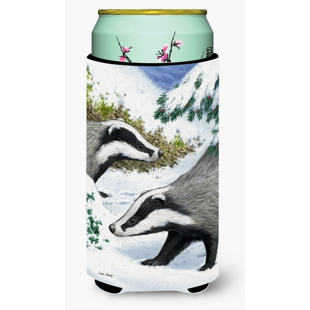 Logo Badgers Tall Boy Koozie