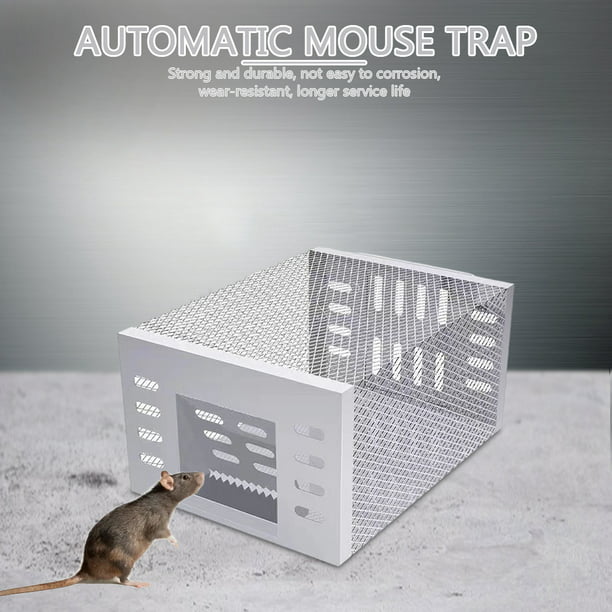 Trampa para ratones continua para el hogar, trampa para ratas y