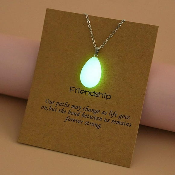 teissuly christmas gifts luminous fluorescent crystal necklaces glow in the dark hexagonal crystal teissuly wer2023112000208