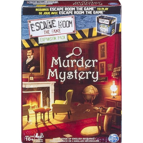 juegos spin master  paquete de expansión escape room  murder mystery spin master spin master games