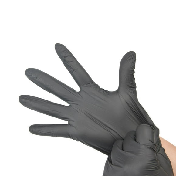 50 pares de guantes de nitrilo desechables resistentes al aceite duraderos guantes de nitrilo des deng xun unisex