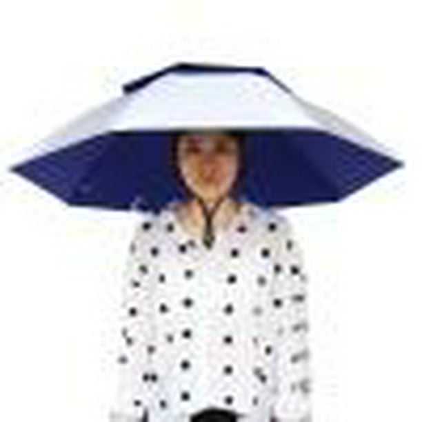 Sombrero de paraguas portátil anti-lluvia anti-sol para la cabeza al aire  libre (rojo sandía) Ndcxsfigh Nuevos Originales