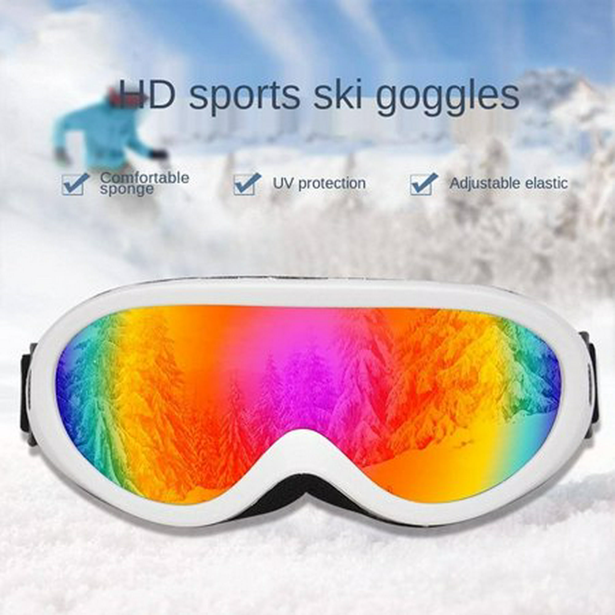 Gafas de esquí de esquí para hombre para mujer Gafas de terre de protección  contra el polvo vaho de DYNWAVEMX Gafas de nieve de esquí