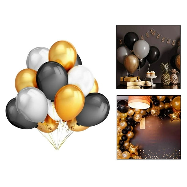 Conjunto de globos de látex con grabado de cumpleaños