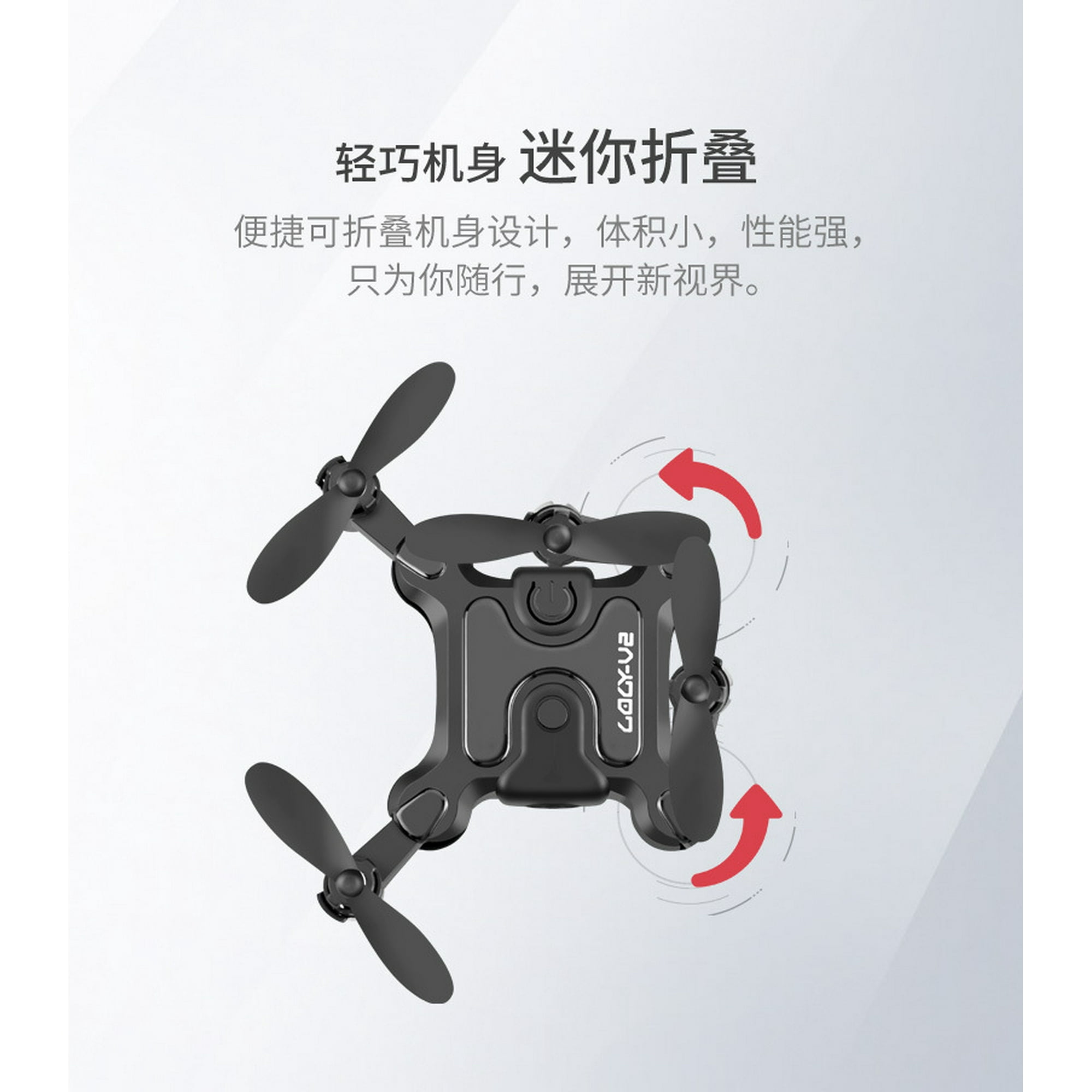 Dron cuadricóptero de bolsillo