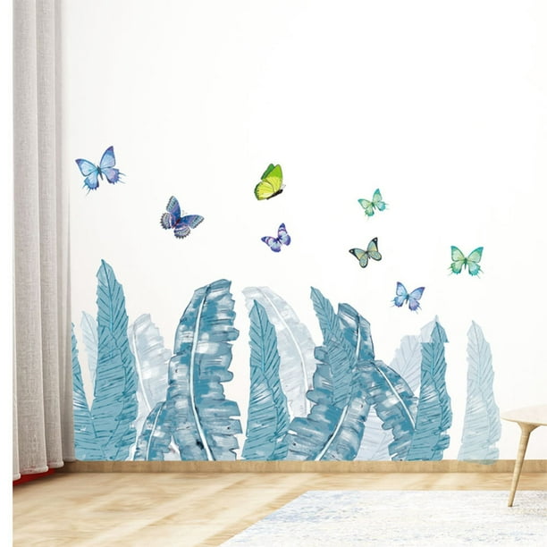 Ilustración delicada de hermoso paisaje papel adhesivo para pared