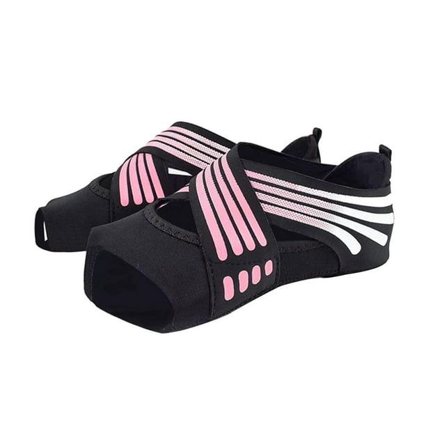 Comprar Calcetines de yoga antideslizantes para mujer, calcetines  deportivos de vendaje para danza de ballet para niñas