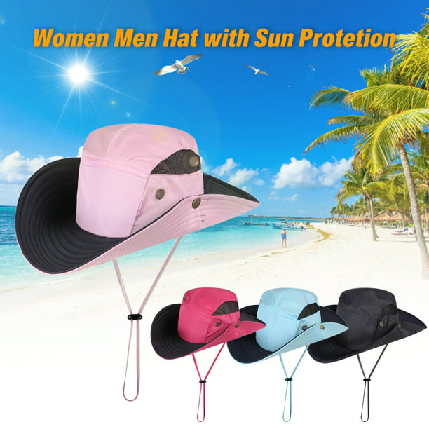 Sombrero para el sol Mujeres Hombres Gorra de sol de ala ancha con