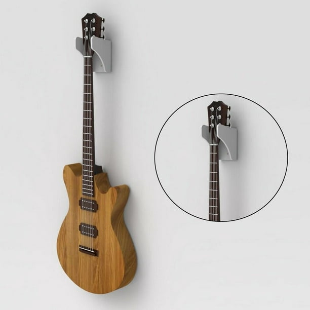 Soporte de pared para colgar guitarra, soporte para guitarra, instrumentos  musicales multifunción de madera color perfke Gancho para colgar