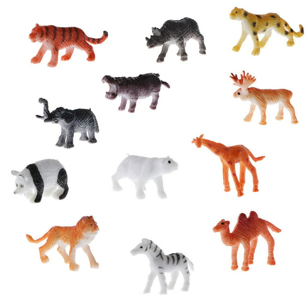 aparato combate pastel 12 Piezas de Plástico Pequeño Animales de Silvestre Modelo Figuras Juguete  Preescolar Sunnimix Juguete animal para niños | Walmart en línea