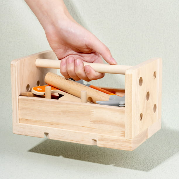 Caja de herramientas Juguete Montessori Juguete educativo Juego de  herramientas para pequeños con caja de herramientas para pequeños perfke  caja de herramientas cajas de juguetes