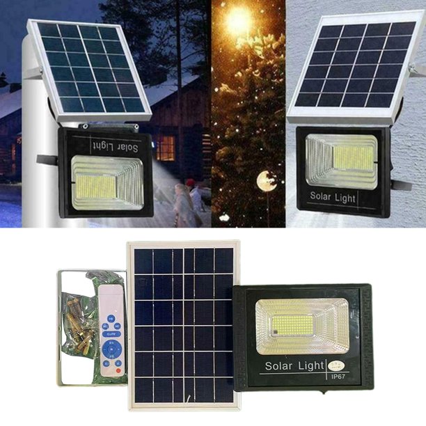 2x Luces Solares Led Exterior Jardin, De Seguridad Para Exteriores