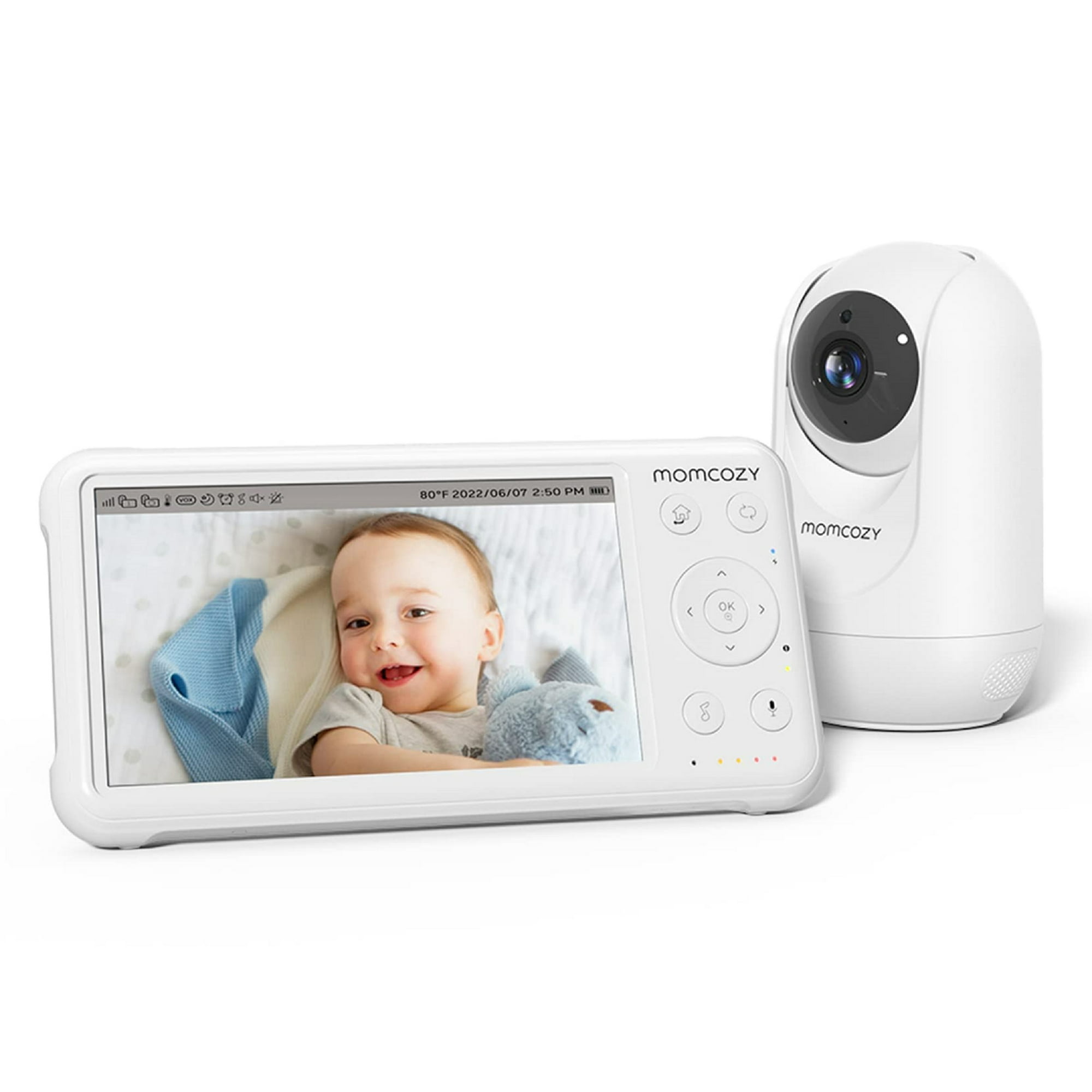 Video monitor para bebé 2.4G, cámara de seguridad para niñera inalámbrica  con LCD de 3.2