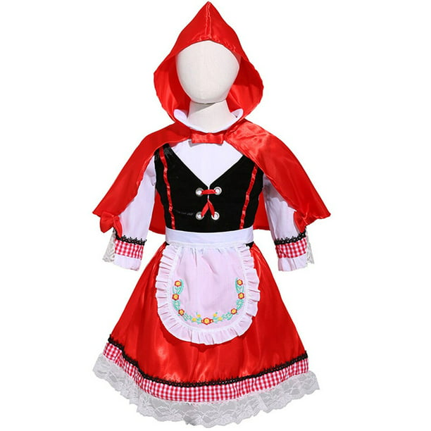 Disfraz de Caperucita Roja, Disfraz de Mamá de Caperucita Roja, Vestido de  Cumpleaños, Traje de Halloween, Carnaval, Sesión de Fotos de Fiesta de  Cumpleaños Temática -  México