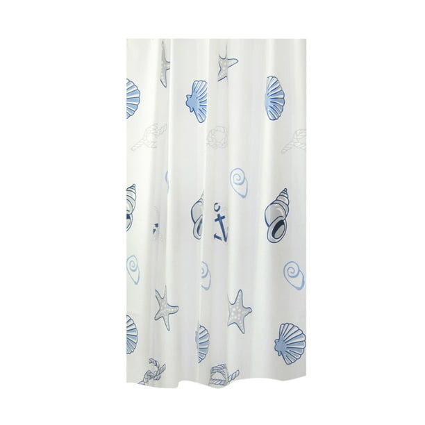 Cortina de ducha de baño transparente a prueba de agua, cortina de baño de  plástico 3D de PVC, pantalla de cortinas de ducha de baño