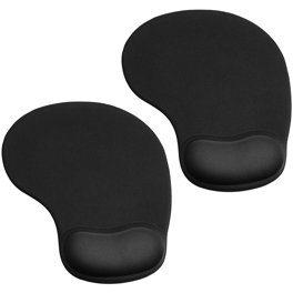 Mouse Pad Perfect Choice Ergonómico con Almohadilla de Gel Negro