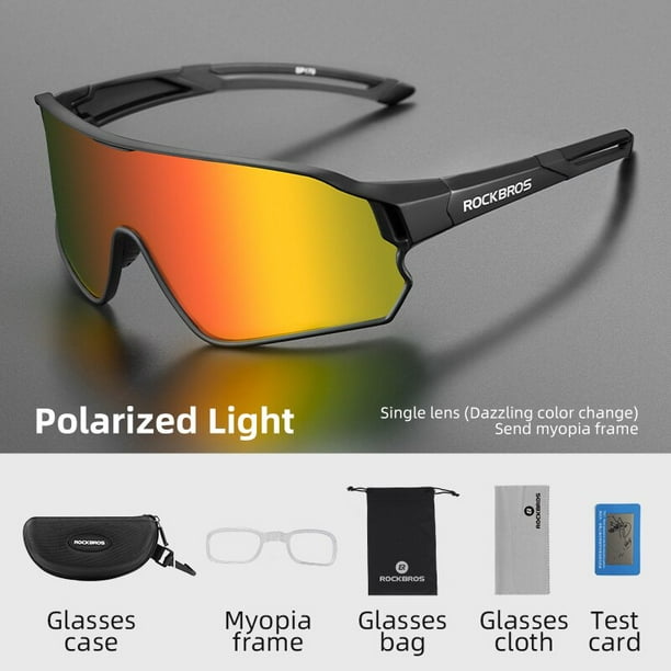 ROCKBROS-Gafas fotocromáticas para deporte al aire libre, gafas