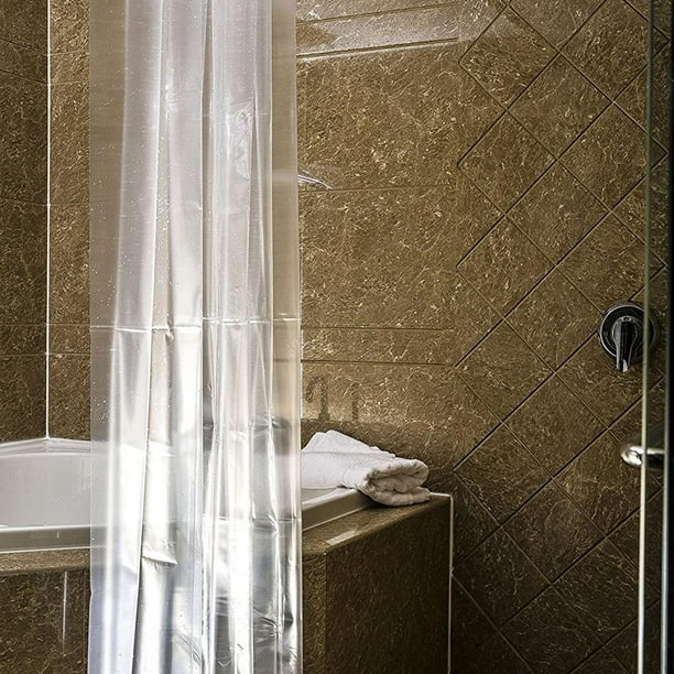Cortinas de baño de PEVA de alta calidad Cortinas de baño transparentes  impermeables - China Cortina de ducha y Cortina de baño precio