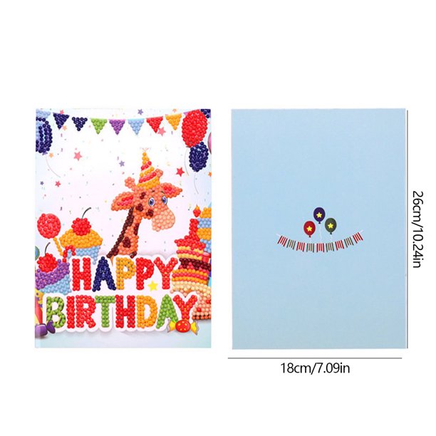 Cuadros Decorativos DIY Diamond Art Cards Cumpleaños hecho a mano