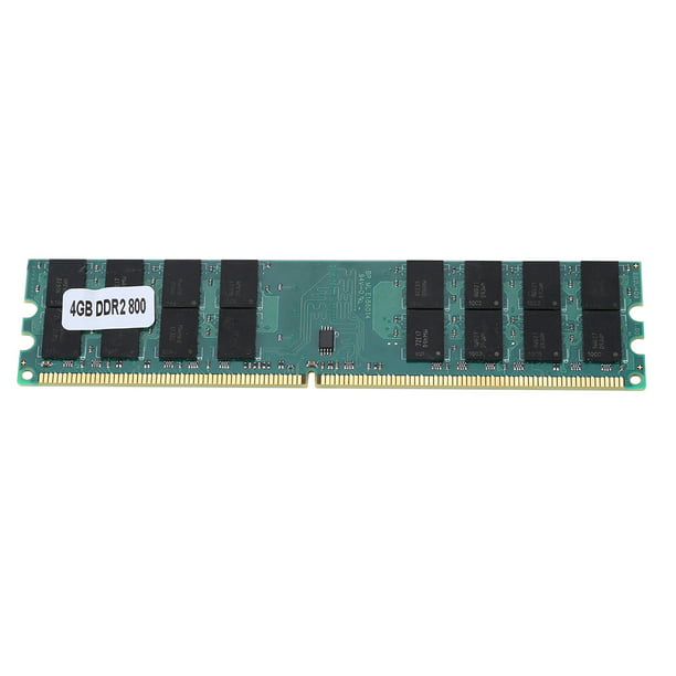 Abierto exagerar Armonioso Módulo de Memoria DDR2 de Gran Capacidad de 4GB 800MHz Transmisión rápida  de Datos RAM DDR2 4GB para AMD para PC2-6400 Desktop memoria DDR2 Higoodz  Accesorios Electrónicos | Walmart en línea