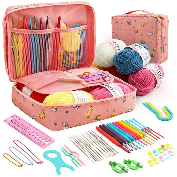 Kit de manualidades para principiantes Ganchillo, Bolsas, surtido de  colores, 1 paquete