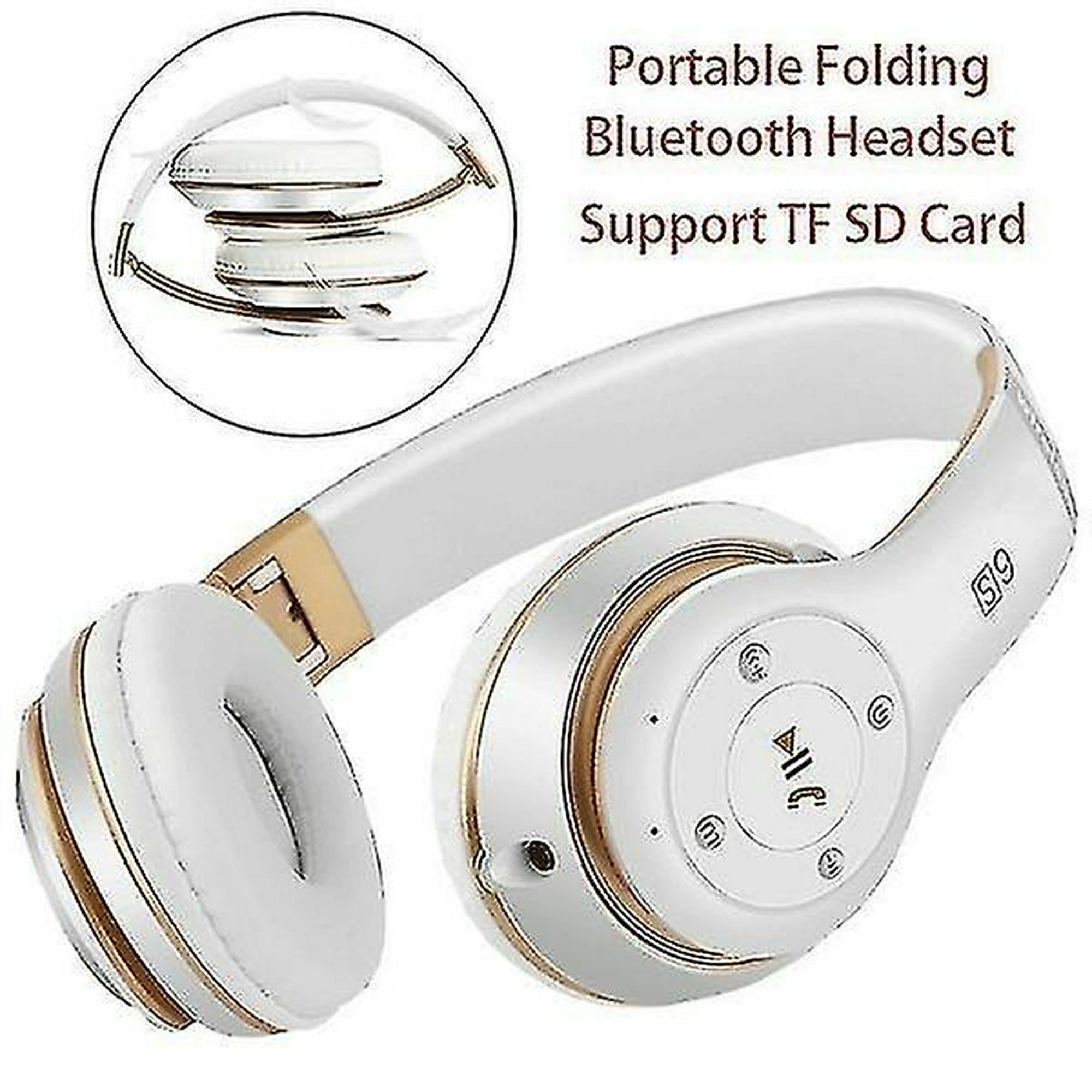  Audífonos inalámbricos Bluetooth 6S sobre la oreja