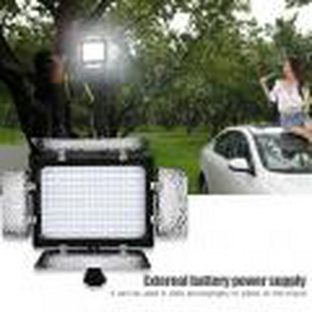 Lámpara para Grabar Videos W160 Panel de Lámpara de Luz para Fotografía de  Video 6000K LED 160pcs Relleno de Cámara para Videocámara DSLR DV  Entrevista de Noticias de Boda