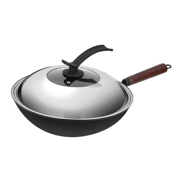  Tefal Emotion E3001904 - Sartén para wok, 11.0 in,  revestimiento antiadherente, base gruesa para distribución uniforme del  calor, diseño elegante, mango robusto, inducción, indicador de cocción,  arándano : Videojuegos