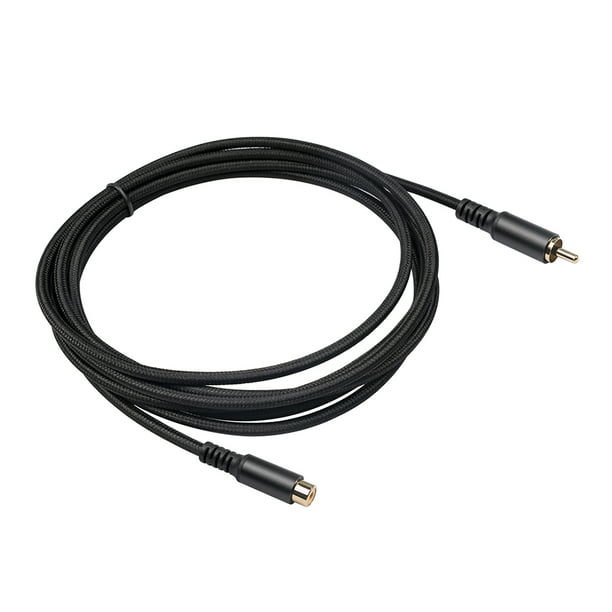 Cable RCA Macho a Macho Epcom Titanium, de 2 Metros de Longitud, 4 Plus,  para Aplicaciones de Audio y Video, Optimizado para HD
