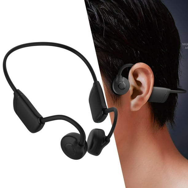 Auriculares de conducción ósea de oído abierto, Bluetooth 5.3 IPX6,  impermeables, 8 horas de reproducción, auriculares inalámbricos con  micrófono para